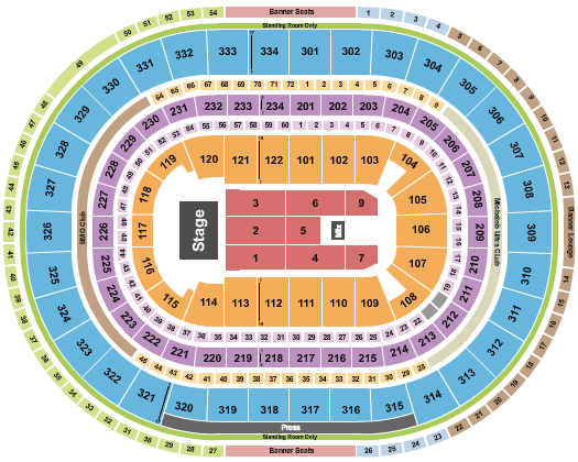 United Center Journey Seating Chart